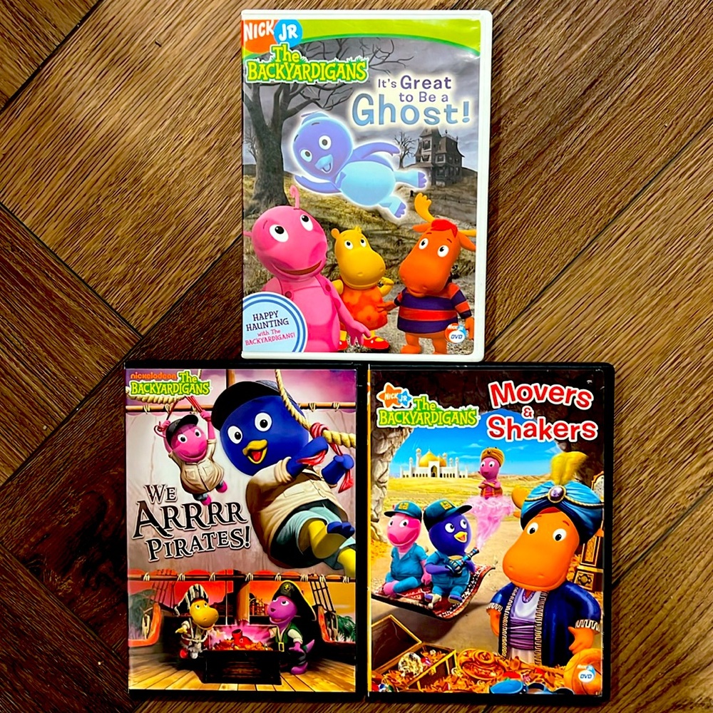 Nickelodeon Jr. the Backyardigans set of 3 Movie Collection